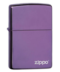 #24747ZL High Polish Purple Zippo Logo