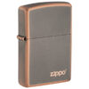 49839ZL Rustic Bronze Zippo Logo